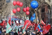 عکس/بزرگترین اعتراضات علیه دولت پوپولیست در رُم