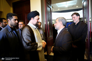 حاشیه تجدید میثاق هیأت رئیسه و اعضای مجلس خبرگان رهبری با آرمان های امام خمینی(س)