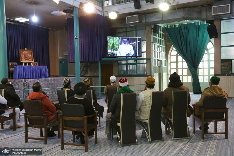 بازدید جمعی از علما و شخصیت‌های اهل تصوف کشور هندوستان از جماران