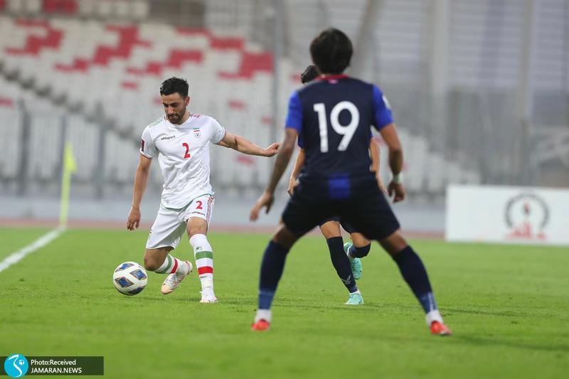 صادق محرمی تیم ملی فوتبال ایران - ایران و کامبوج