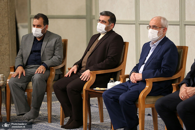 دیدار رئیس و اعضای شورای عالی انقلاب فرهنگی با رهبر معظم انقلاب