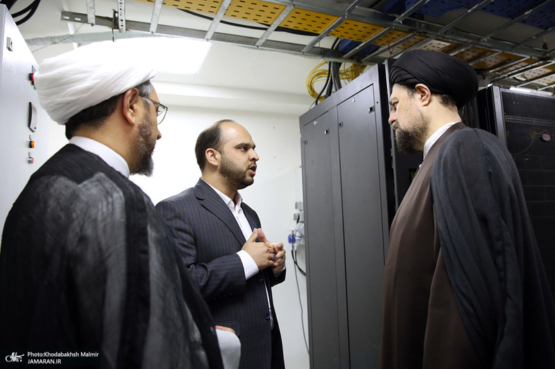 بازدید سید حسن خمینی از موسسه تنظیم و نشر آثار امام خمینی (س)