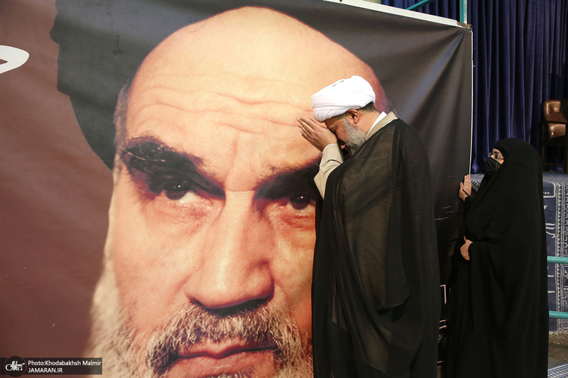 بازدید نماینده آیت الله العظمی یعقوبی از جماران / قیس طایی