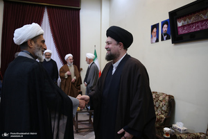 تجدید میثاق رئیس قوه قضاییه و جمعی از اعضای دستگاه قضا با آرمان های حضرت امام خمینی (س)-2