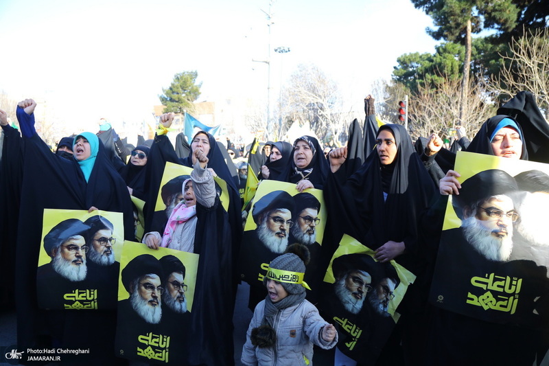 راهپیمایی و اجتماع «لبیک یا نصرالله» در قم