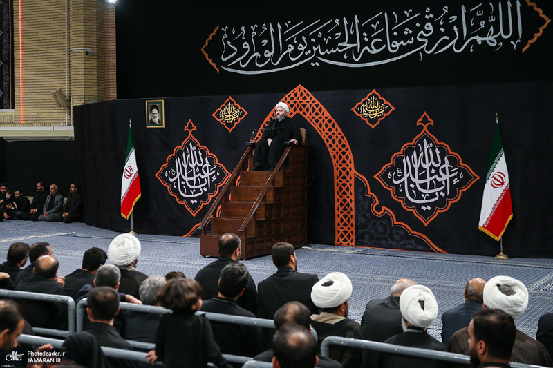 اولین شب مراسم عزاداری عزاداری حضرت اباعبدالله الحسین (ع) در حسینیه امام خمینی