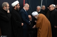 حضور هیأت نمایندگی رهبر انقلاب در مراسم بزرگداشت رهبران شهید حزب‌الله در بیروت (1)