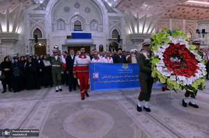 تجدید میثاق مدیران و کارکنان هلال احمر با آرمان های حضرت امام خمینی(س)