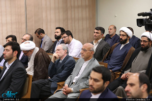 دیدار جمعی از مسئولان و فعالان فرهنگی از استان‌های یزد و همدان با رهبر معظم انقلاب 