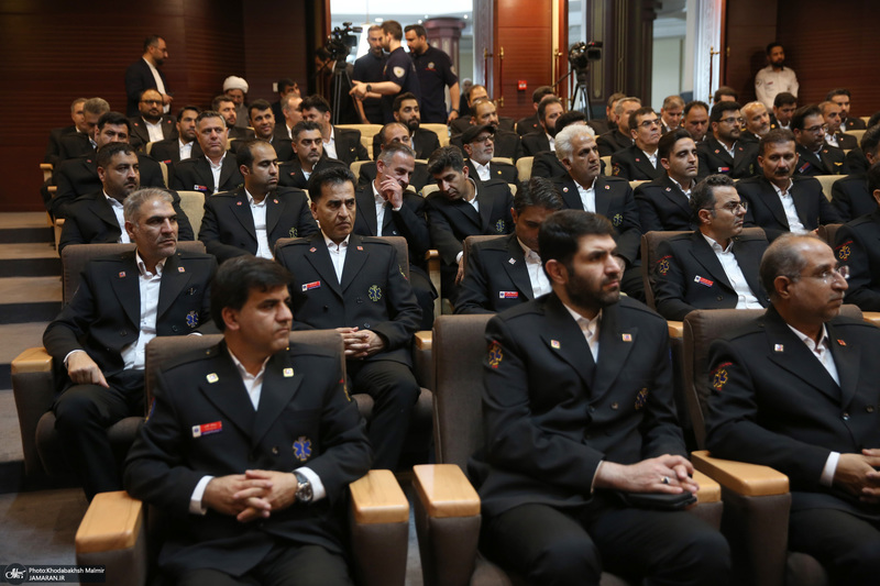 دیدار مدیران اورژانس استان تهران با سید حسن خمینی