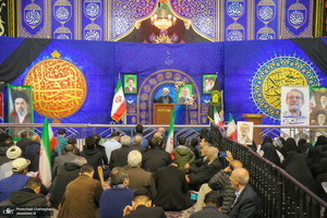 مراسم بزرگداشت شهید علی لاریجانی در حرم حضرت معصومه (س)