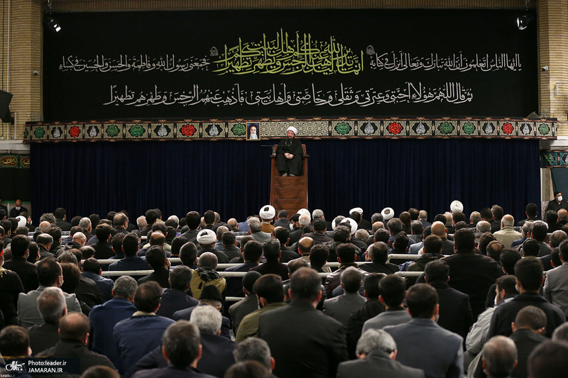مراسم عزاداری شام شهادت حضرت فاطمه‌ زهرا (س) در حسینیه امام خمینی