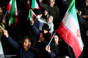 چهل و پنجمین شب اجتماع پر شور مردم در میدان هروی
