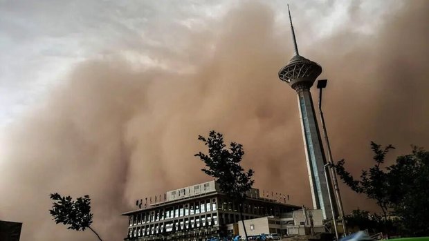 تصویری از هسته طوفانی که در راه تهران است + عکس و هشدار
