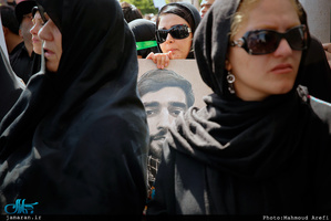 وداع باشکوه مردم تهران با شهید محسن حججی