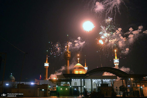 مراسم نورافشانی حرم امام خمینی (س) به مناسبت چهل و پنجمین سالگرد پیروزی انقلاب