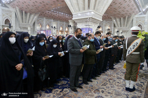 تجدید میثاق مدیران و کارکنان نهضت سواد آموزی با آرمان های حضرت امام(س)