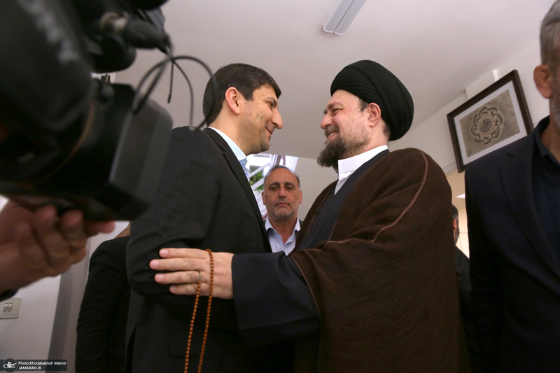دیدار وزیر و معاونین وزارت ارتباطات با سید حسن خمینی