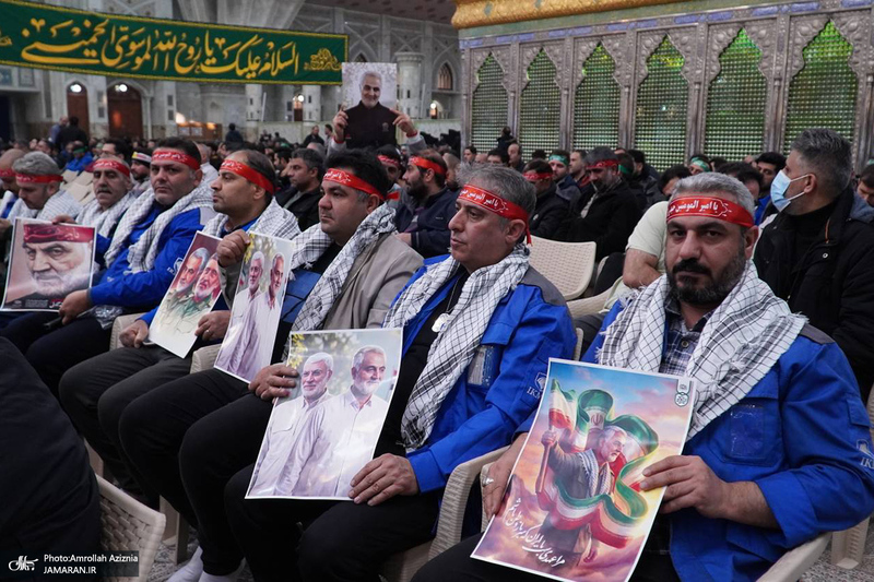 اجتماع «کارگران در مسیر حاج قاسم» در حرم امام خمینی