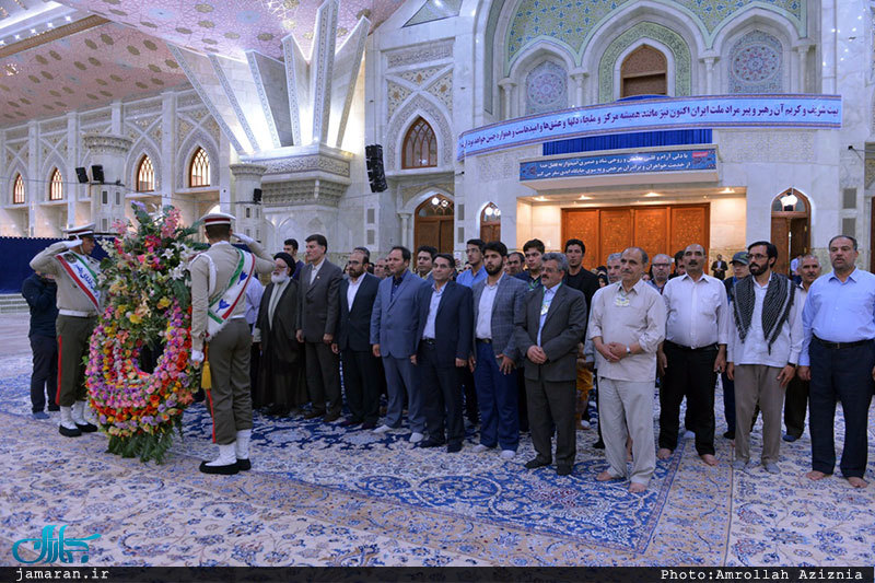 تجدید میثاق خانوادهای شهدا و جانبازان شهرستان مراغه با آرمان های حضرت امام(س)