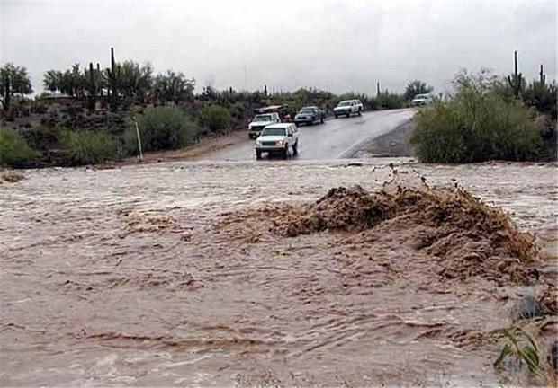 گرفتار شدن نیروهای محیط زیست ملکشاهی در سیل