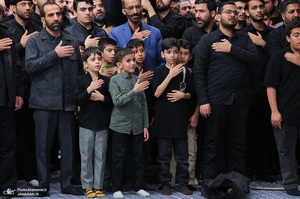 مراسم عزاداری شب شهادت حضرت زهرا (س) در حسینیه امام خمینی(ره)