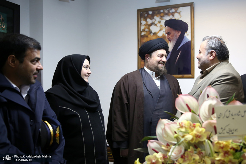 دیدار مدیر عامل و  کارکنان کیش ایر با یادگار امام