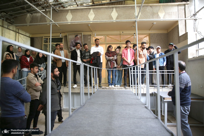 بازدید جمعی از دانشجویان عراقی و افغانستانی دانشگاه تهران جنوب از جماران