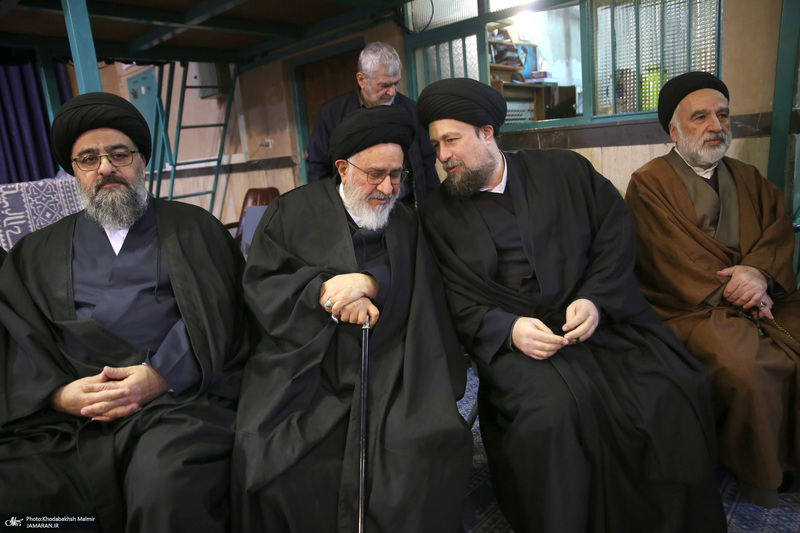 مراسم سالگرد رحلت آیت‌الله سید محمد موسوی بجنوردی در حسینیه جماران  -1