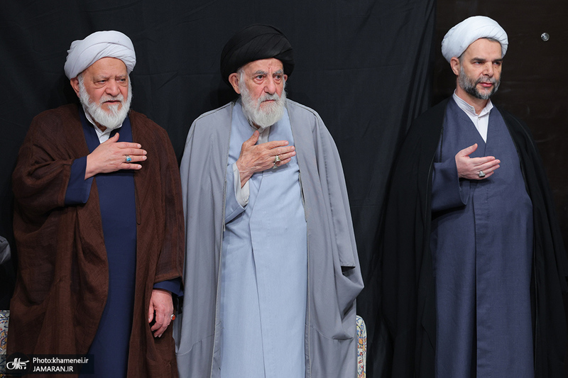 مراسم عزاداری شب شهادت حضرت زهرا (س) در حسینیه امام خمینی(ره)