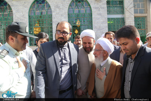 اقامه نماز عید سعید فطر به امامت آیت الله العظمی جوادی آملی در روستای احمدآباد