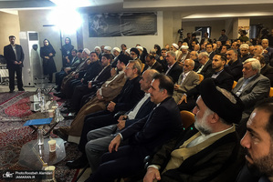 مراسم بزرگداشت مرحوم دکتر احمد احمدی با حضور سید حسن خمینی