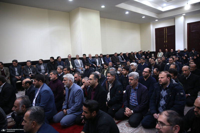 دیدار مدیران و کارکنان سازمان برنامه و بودجه با سید حسن خمینی