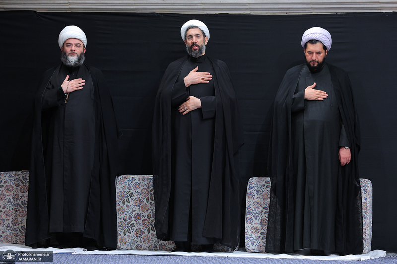 عزاداری هیئت‌های دانشجویی به مناسبت اربعین در حسینیه امام خمینی