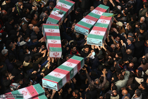 مراسم تشییع 200 شهید گمنام دفاع مقدس در تهران - 3