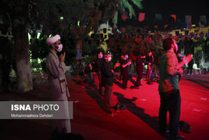 عزاداری شب چهارم محرم در مجاورت ارگ کریمخانی