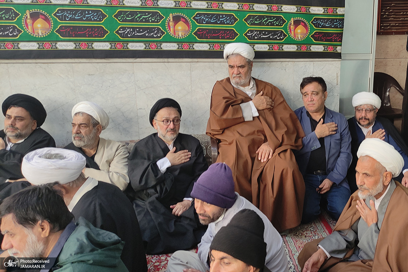 مراسم عزاداری شهادت حضرت زهرا (س) در دفتر آیت الله العظمی صانعی (ره)