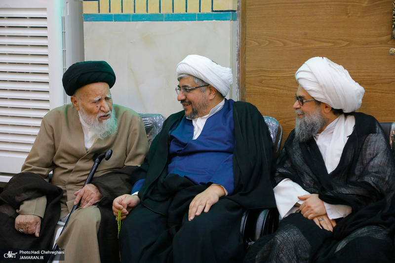 مراسم ختم همسر شهید آیت الله سید مصطفی خمینی (ره) -1