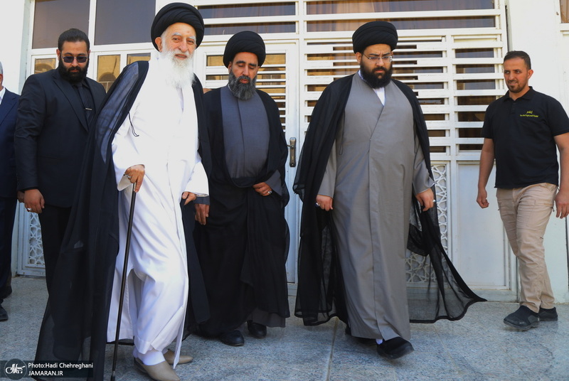 مراسم افتتاح حسینیه آیت الله العظمی بروجردی (ره) در شهر سامرا