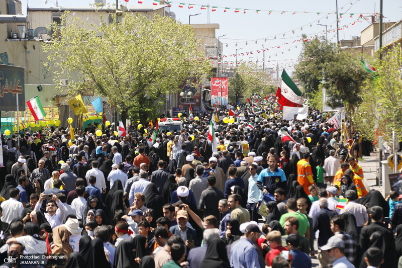 راهپیمایی باشکوه روز قدس در قم - 2