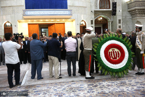 تجدید میثاق وزیر ، معاونان ومسئولان وزارت خارجه با آرمان های حضرت امام (س) 2