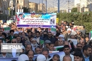 حضور انقلابی مردم خرمشهر در راهپیمایی ۲۲ بهمن
