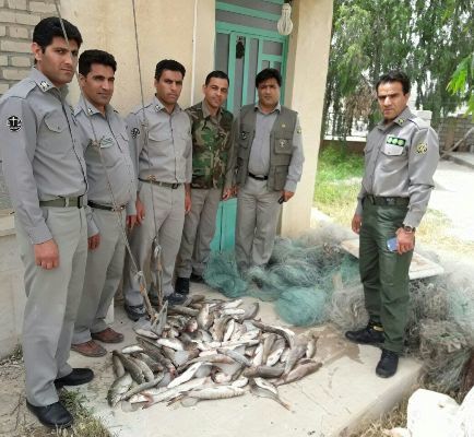 دستگیری صیادان متخلف در شهرستان پلدختر