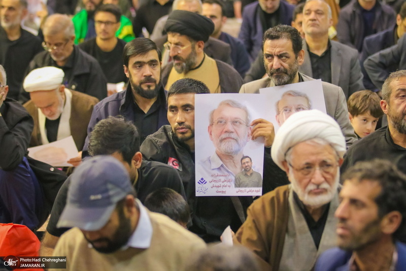 مراسم بزرگداشت شهید علی لاریجانی در حرم حضرت معصومه (س)