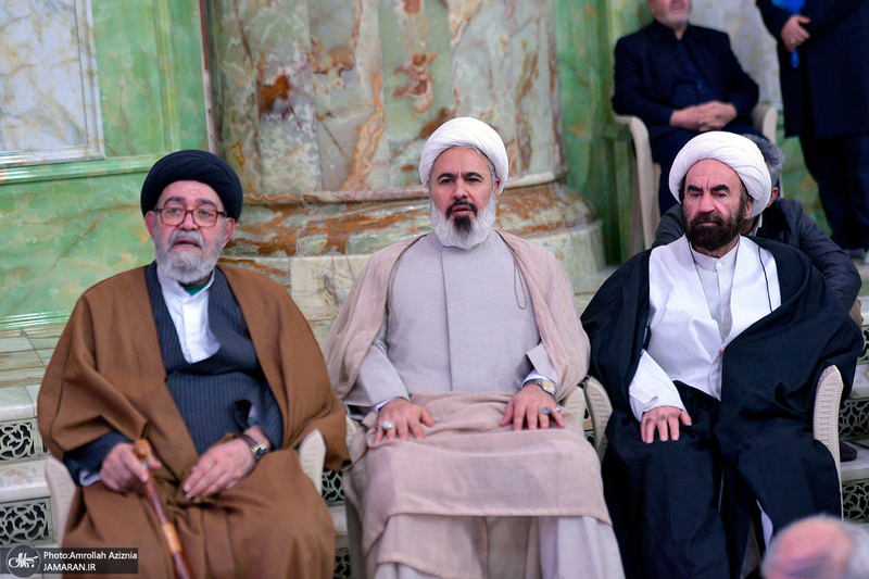 مراسم شب میلاد حضرت زهرا (س) و فرزند برومندش حضرت روح الله در حرم امام خمینی