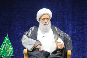 مراسم جشن عید غدیر و عمامه‌گذاری طلاب در بیت مراجع  تقلید و علما