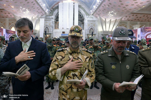 تجدید میثاق ورزشکاران ارتشی با آرمان های امام خمینی(س)