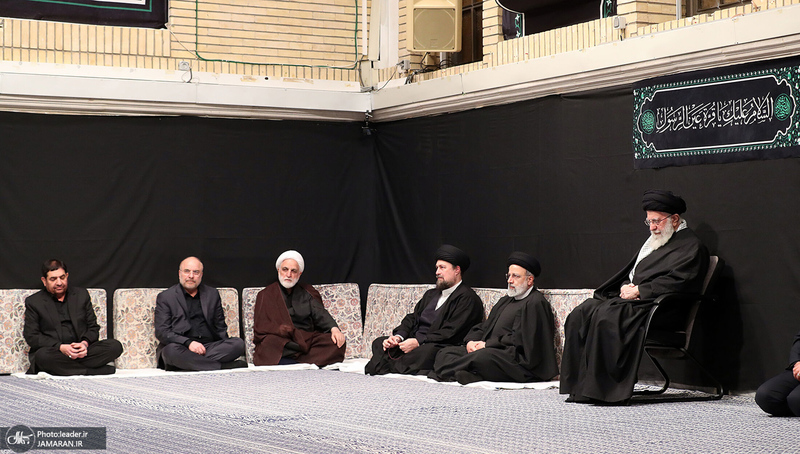 آخرین شب مراسم عزاداری حضرت فاطمه‌زهرا (س) در حسینیه امام خمینی