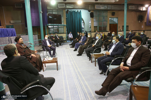 دیدار دبیر کل و اعضای حزب مردم سالاری با سید حسن خمینی