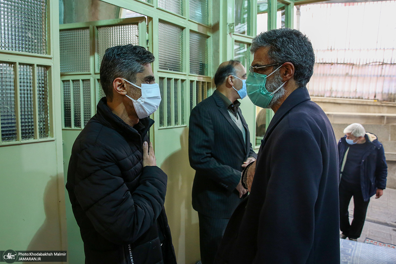 مراسم تشییع حجت الاسلام و المسلمین علی اصغر سعادتی در حسینیه جماران